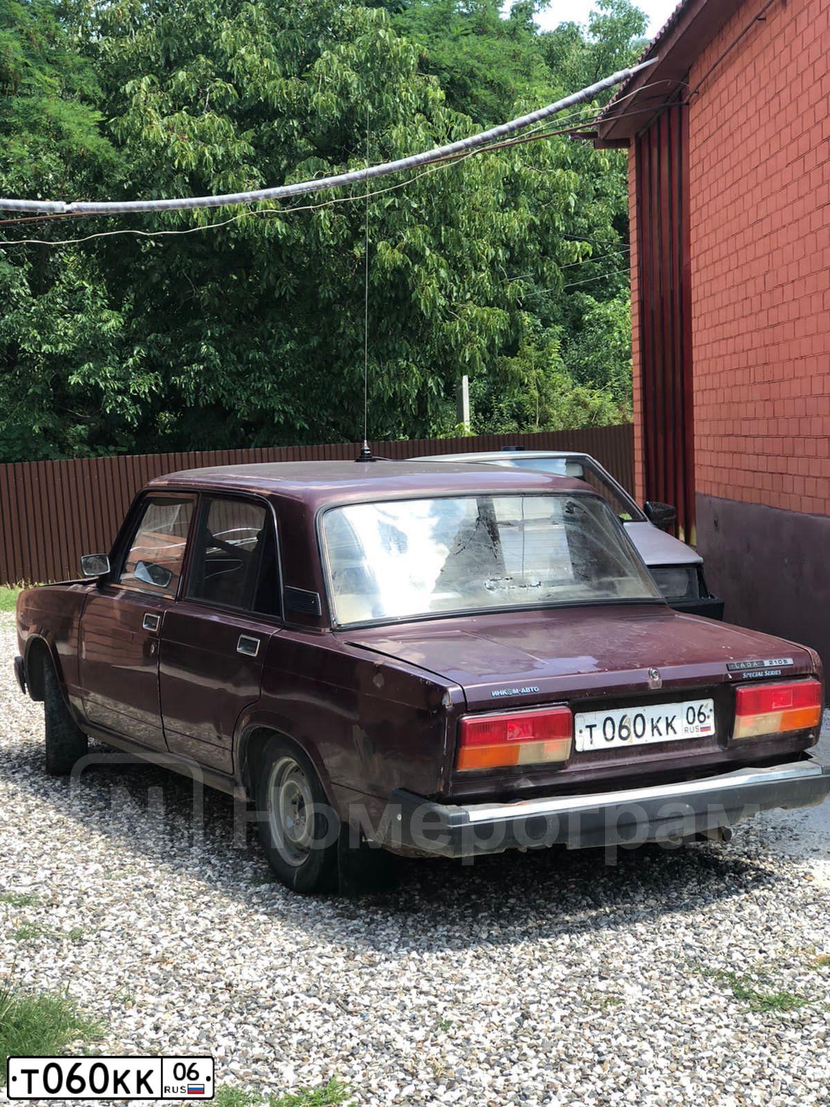 Фото автомобиля LADA 2105, 2007 — госномер Т060КК06. Цвет: ТЕМНО-ВИШНЕВЫЙ