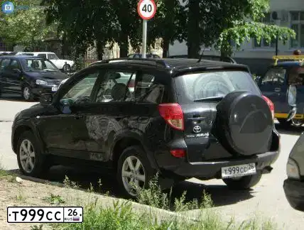 Фото автомобиля PORSCHE CAYENNE, 2005 — госномер В777СВ95. Цвет: ЧЕРНЫЙ