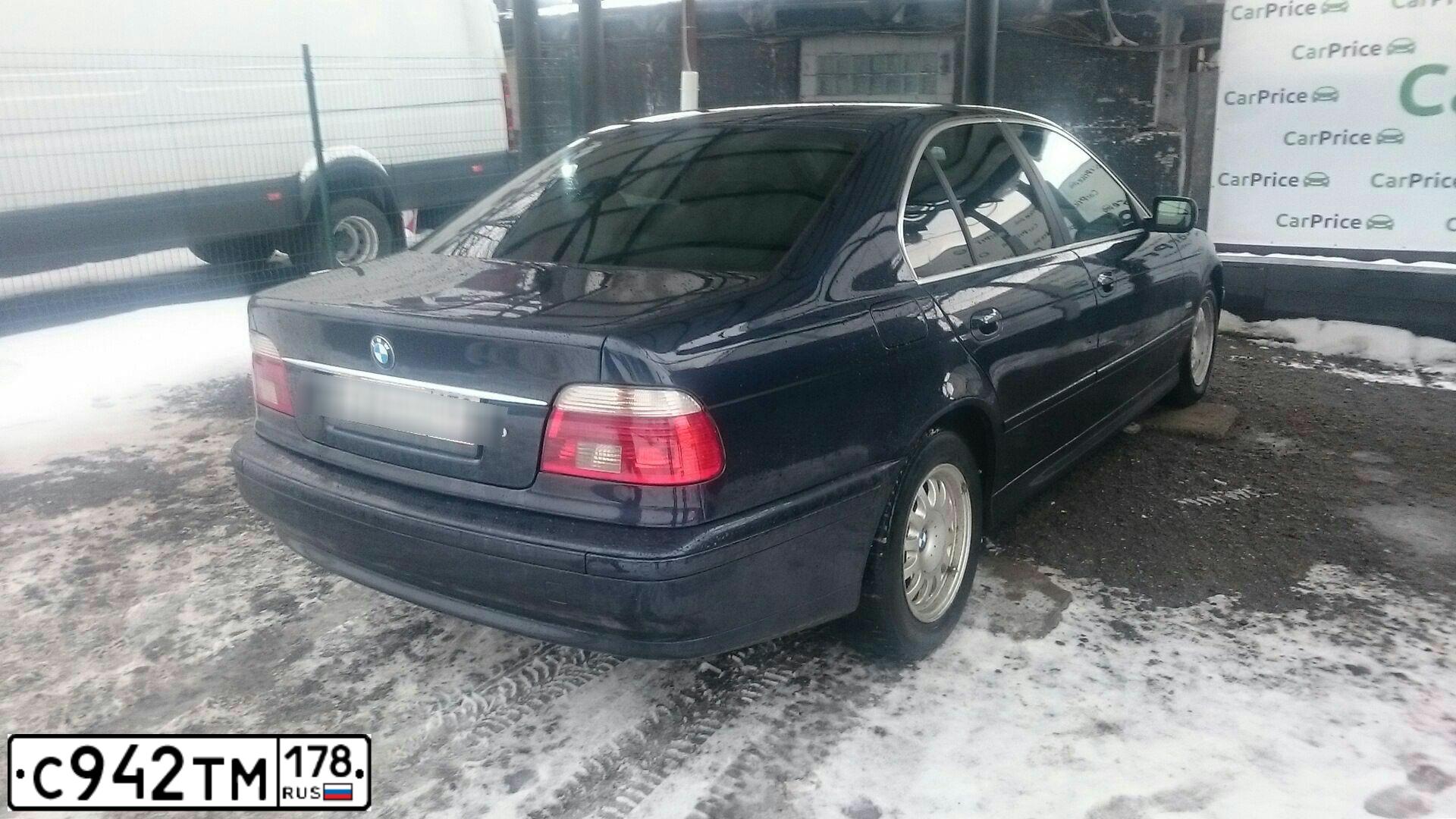 Фото автомобиля BMW SERIE 5, 2001 — госномер О996СТ69. Цвет: синий