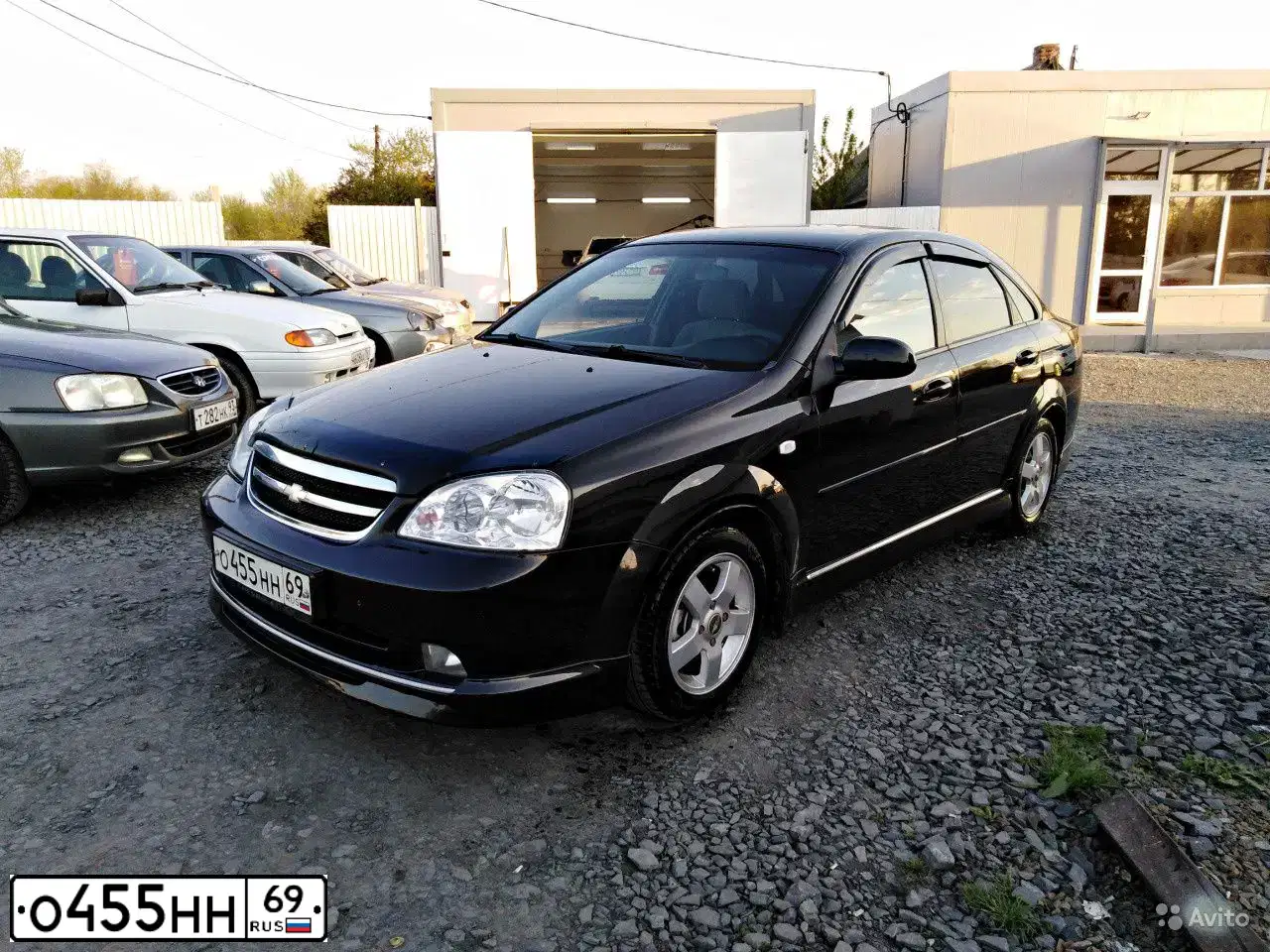 Фото автомобиля CHEVROLET LACETTI, 2008 — госномер Х226ВР181. Цвет: ЧЕРНЫЙ