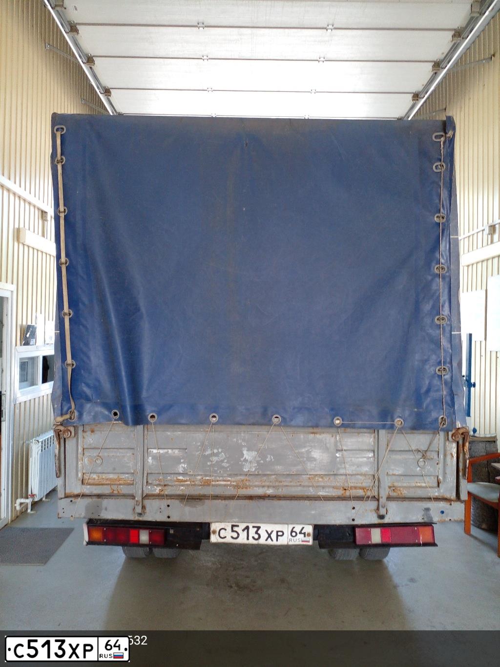 Фото автомобиля GAZ 3302 EL, 2002 — госномер С513ХР64. Цвет: СНЕЖНО-БЕЛЫЙ