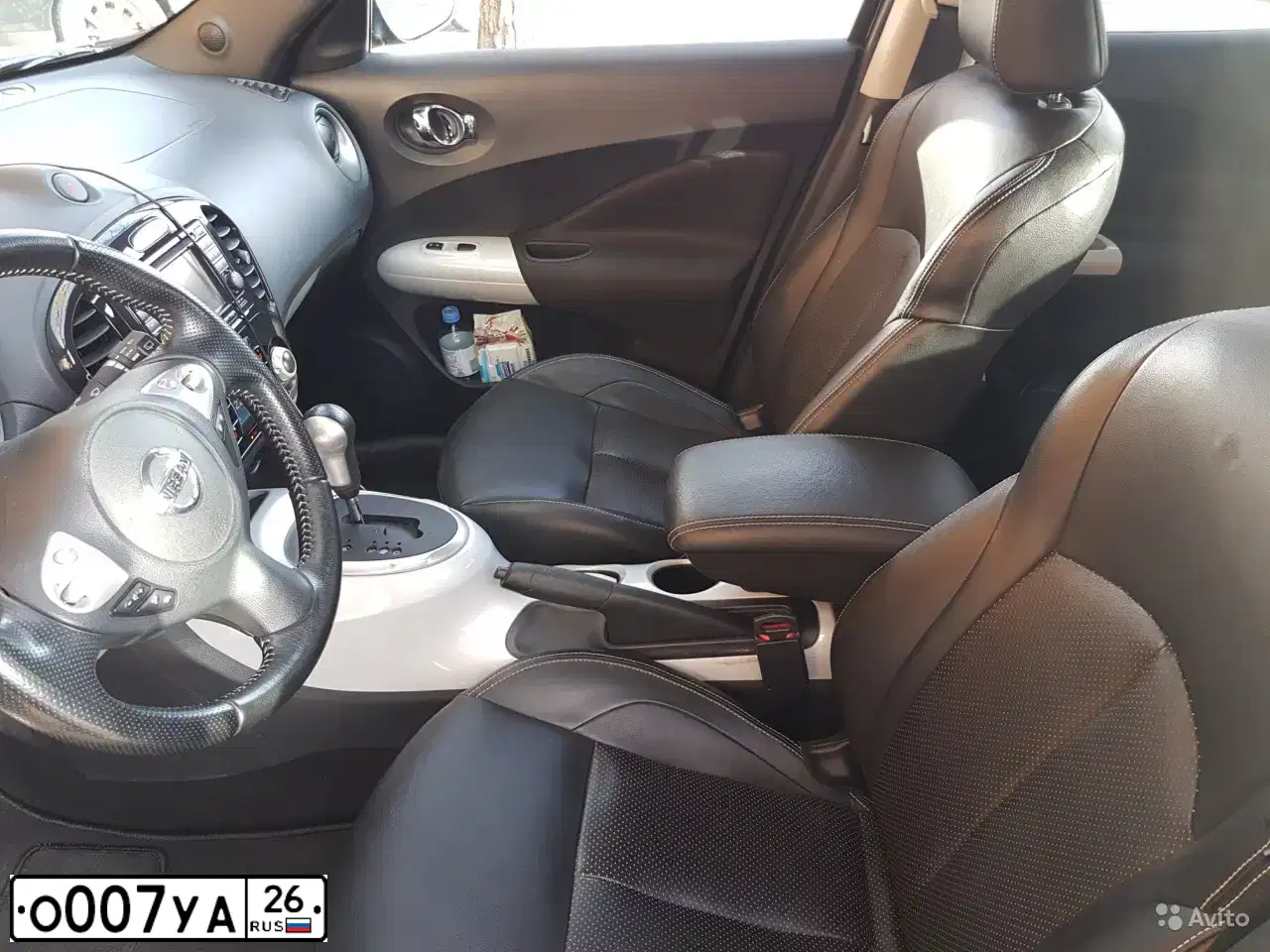 Фото автомобиля NISSAN JUKE, 2012 — госномер О007УА26. Цвет: ФИОЛЕТОВЫЙ