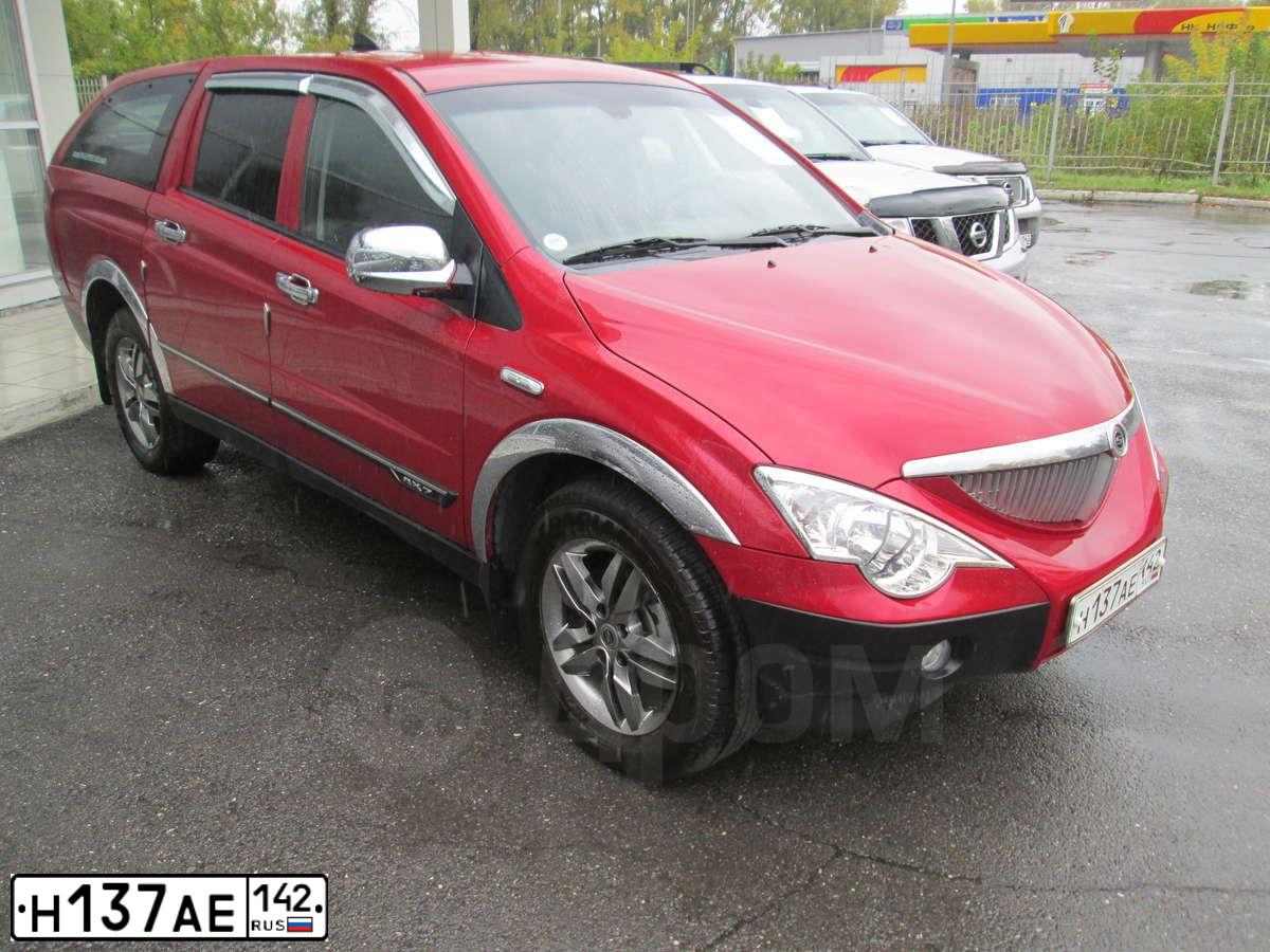 Фото автомобиля SSANGYONG ACTYON SPORTS, 2010 — госномер Н137АЕ142. Цвет: КРАСНЫЙ