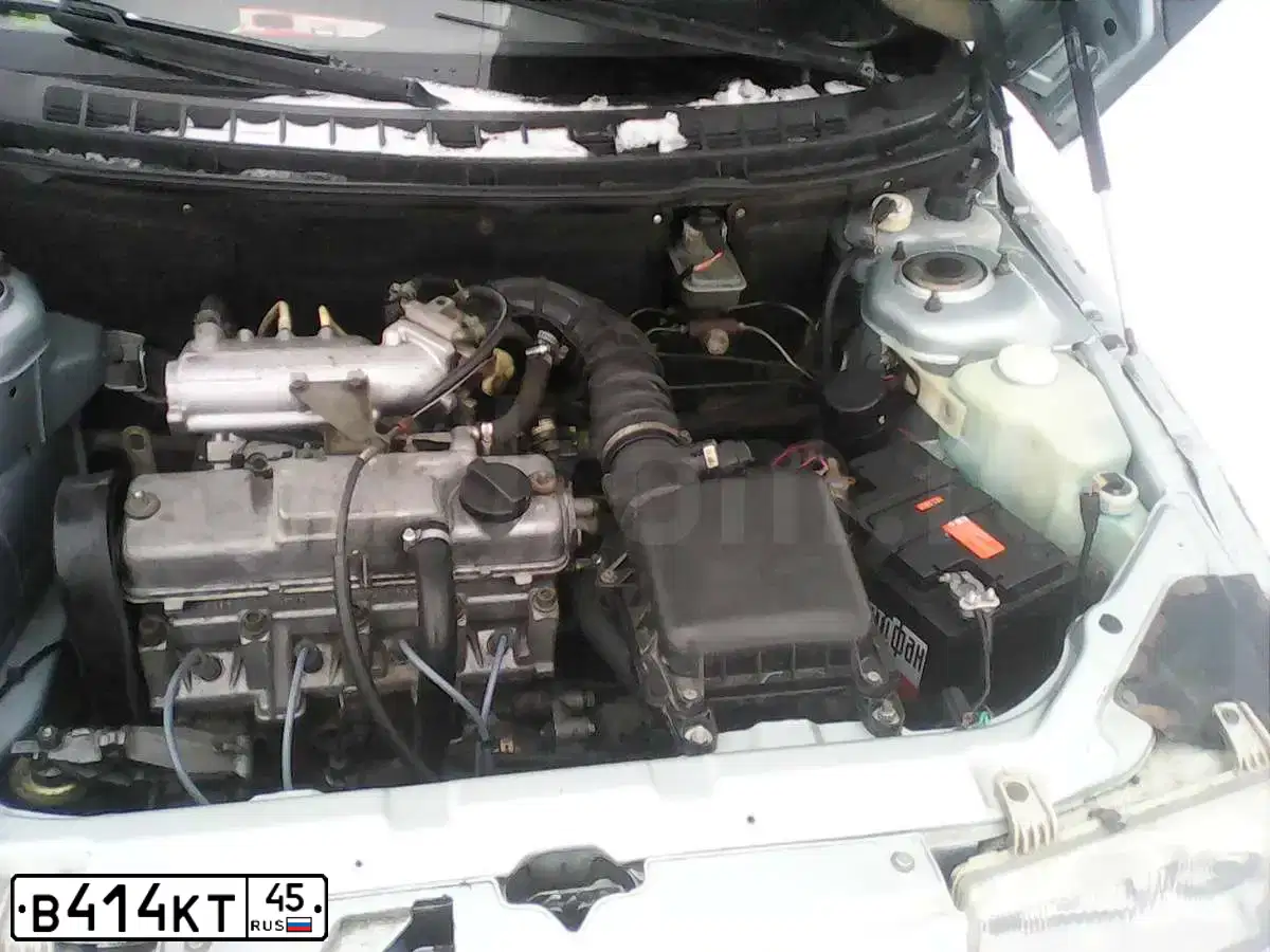 Фото автомобиля LADA 2110, 2001 — госномер В414КТ45. Цвет: СЕРЕБРИСТО-ГОЛУБОЙ