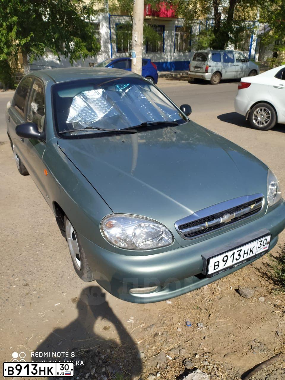 Фото автомобиля ZAZ LANOS, 2008 — госномер Е679НК30. Цвет: ЗЕЛЕНЫЙ
