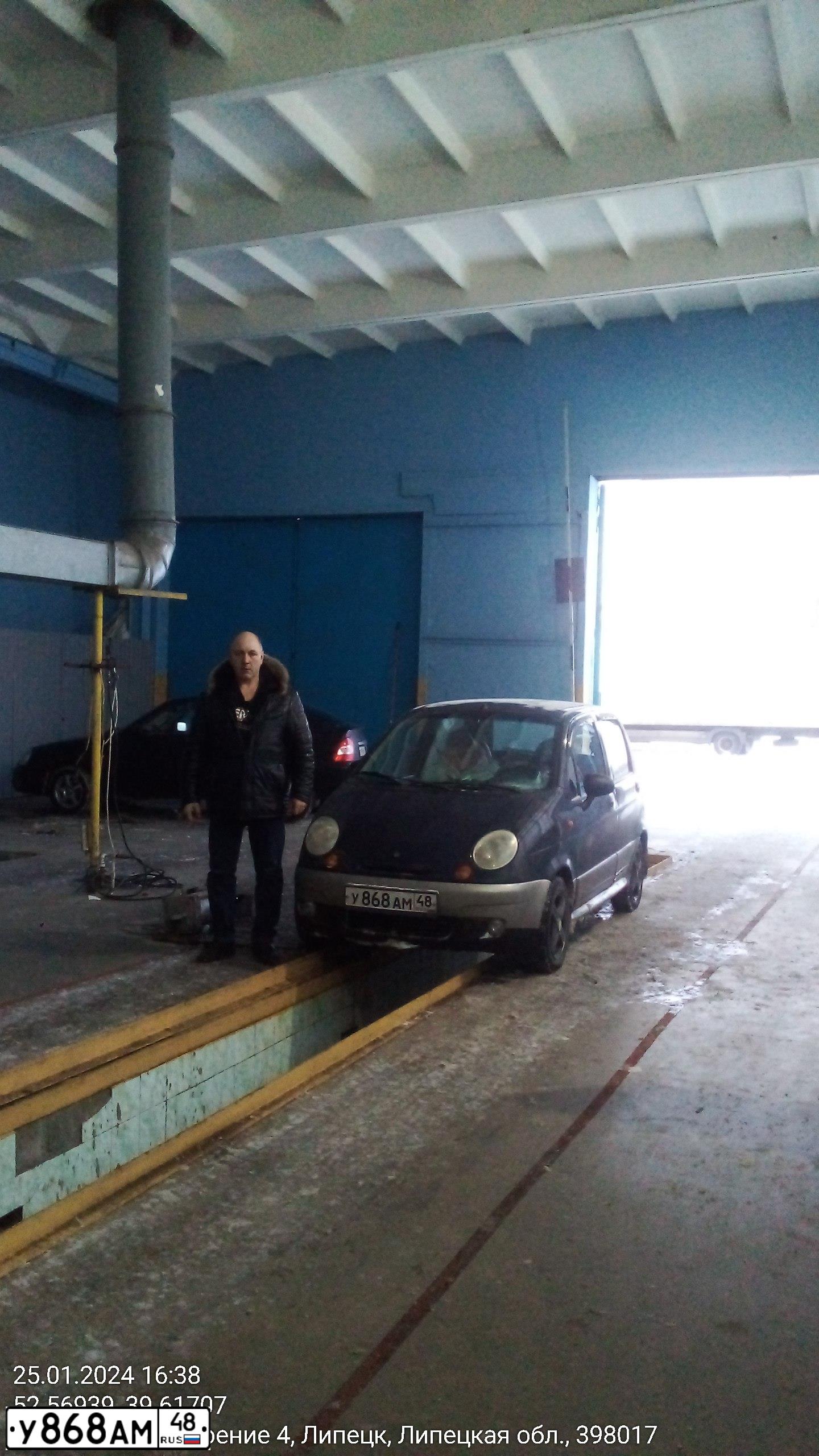 Фото автомобиля DAEWOO MATIZ, 2008 — госномер У799ОС761. Цвет: Темно-синий