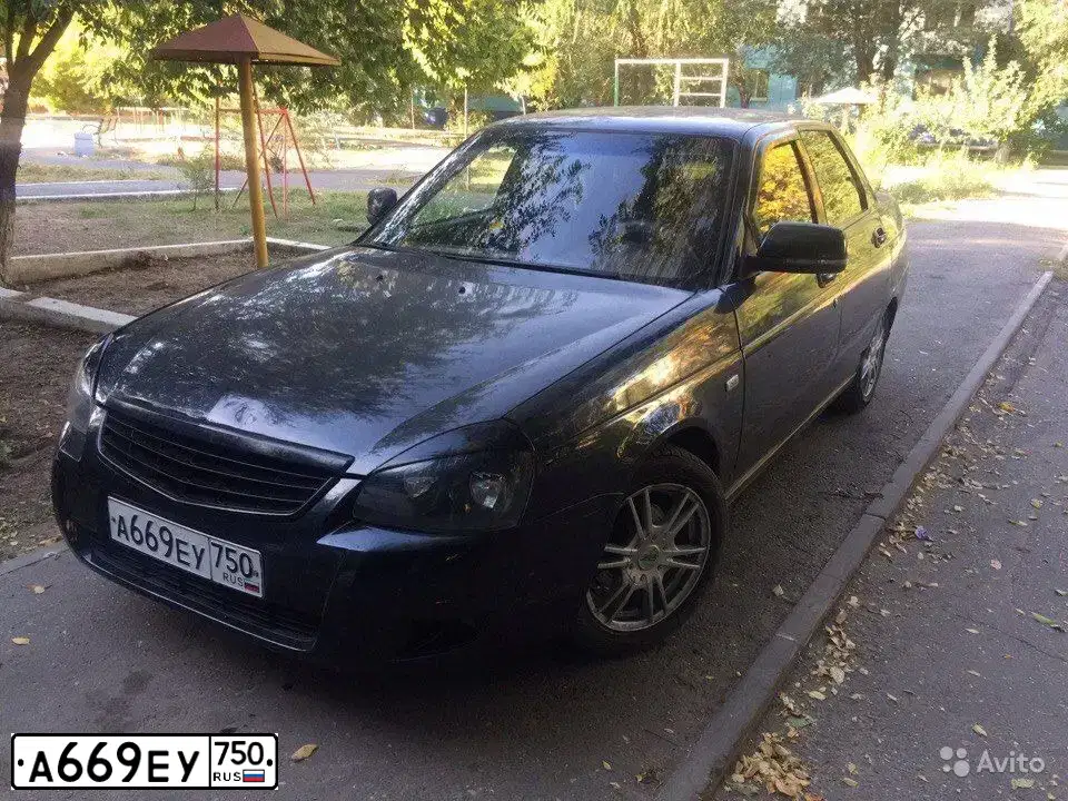 Фото автомобиля LADA 2170 PRIORA, 2008 — госномер А669ЕУ750. Цвет: ЧЕРНЫЙ