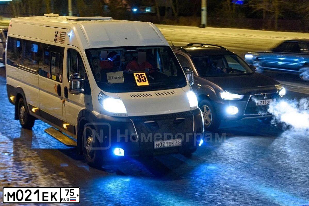 Фото автомобиля FIAT DUCATO, 2013 — госномер М021ЕК75. Цвет: БЕЛЫЙ