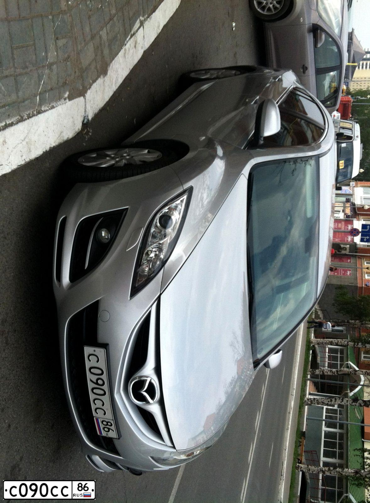 Фото автомобиля MAZDA 6, 2011 — госномер С090СС86. Цвет: Серебристый