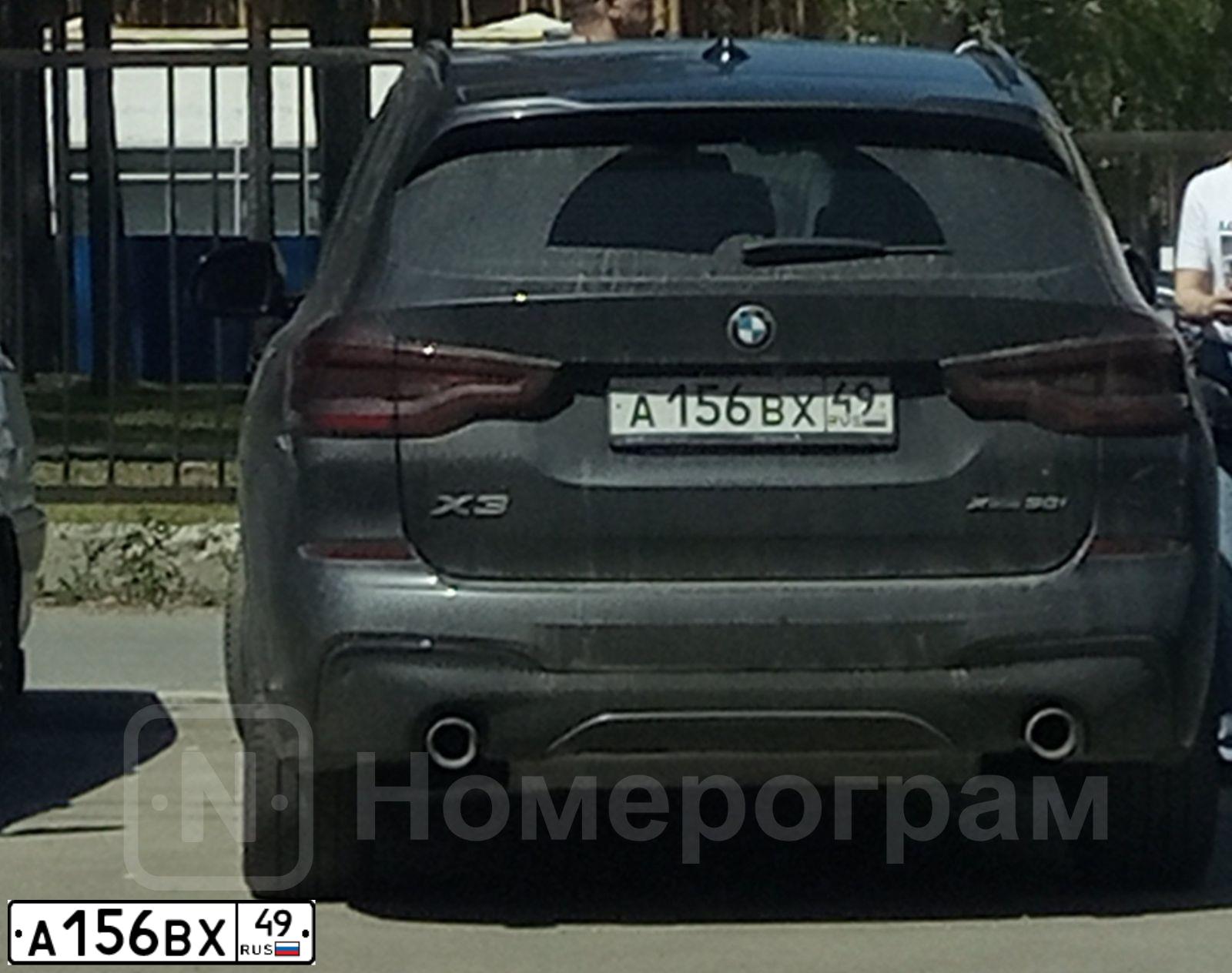 Фото автомобиля BMW X3, 2018 — госномер О360МС799. Цвет: ТЕМНО СЕРЫЙ