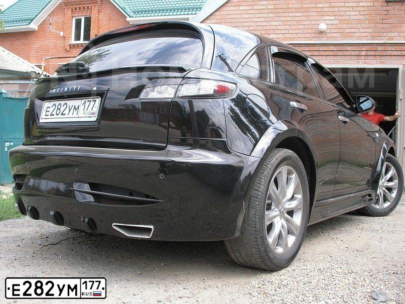 Фото автомобиля INFINITI QX70 /FX/, 2007 — госномер В063ТН89. Цвет: ЧЕРНЫЙ