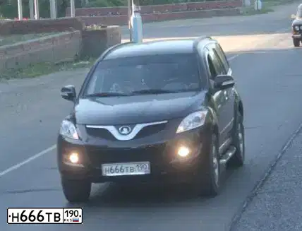 Фото автомобиля GREAT WALL HOVER, 2012 — госномер С962ВН46. Цвет: ЧЕРНЫЙ