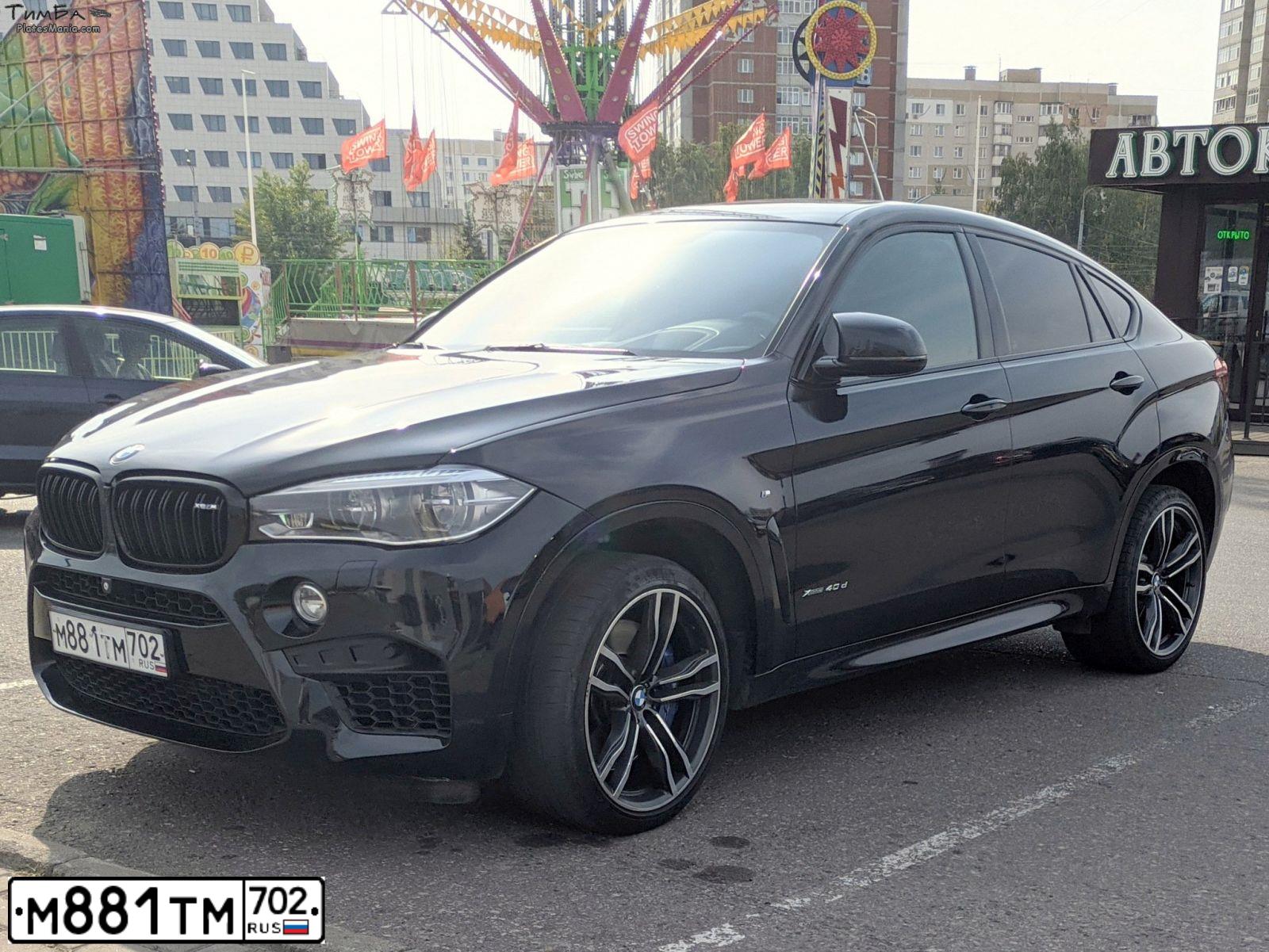 Фото автомобиля БМВ X6 XDRIVE40D, 2017 — госномер С159КС716. Цвет: ЧЕРНЫЙ