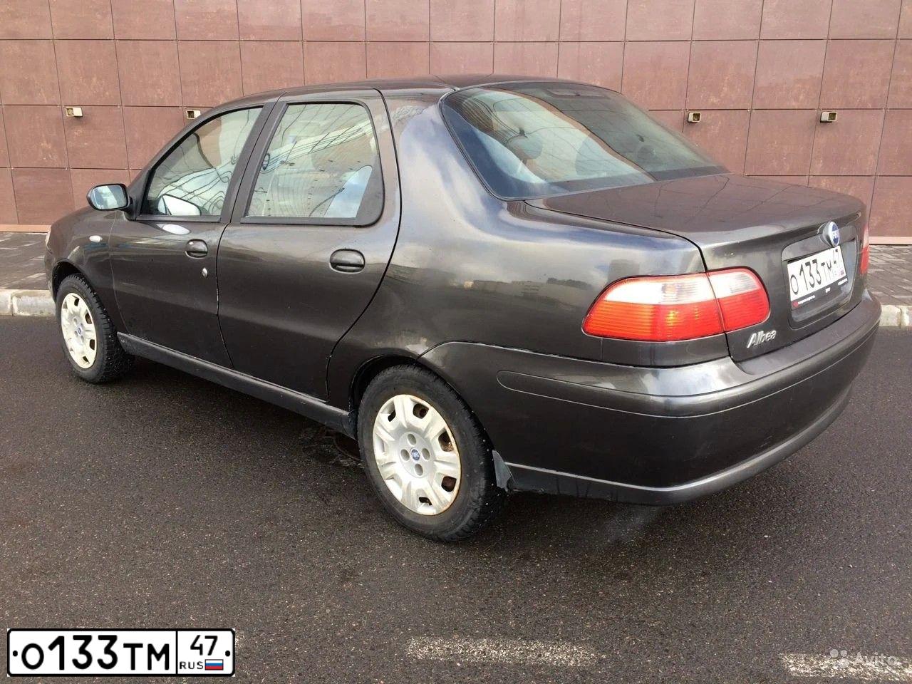 Фото автомобиля FIAT ALBEA, 2008 — госномер А538ВК147. Цвет: серый андерграунд