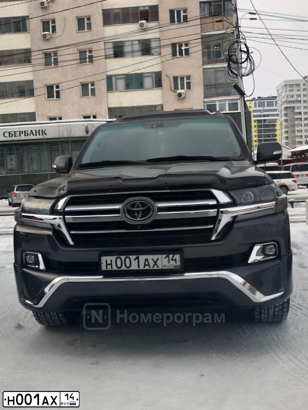 Фото автомобиля LEXUS LX, 2008 — госномер Е679НК14. Цвет: ЧЕРНЫЙ