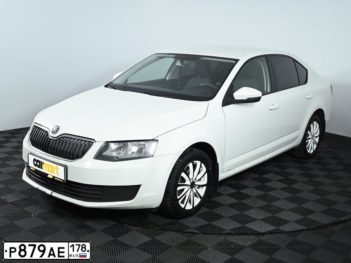 Фото автомобиля SKODA OCTAVIA, 2013 — госномер А775ВК774. Цвет: Белый