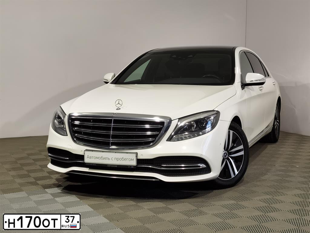 Фото автомобиля MERCEDES S-KLASSE, 2010 — госномер А888НН72. Цвет: Коричневый