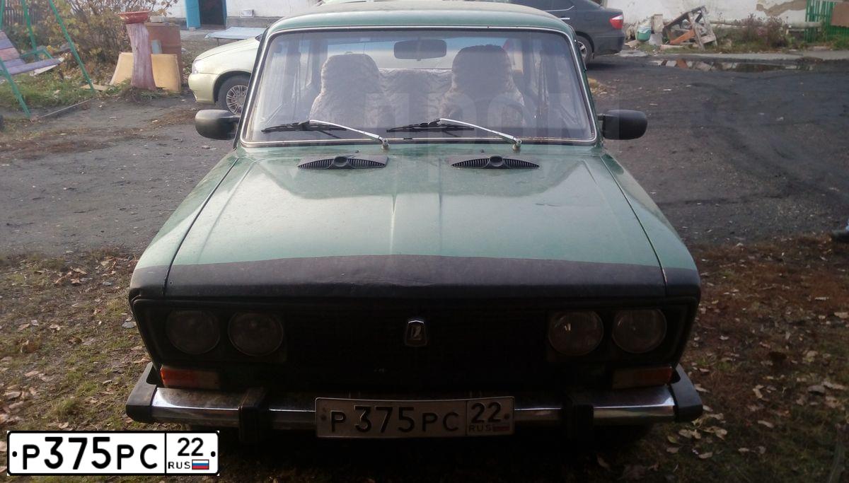 Фото автомобиля LADA 2106, 1996 — госномер Р375РС22. Цвет: Темно-зеленый