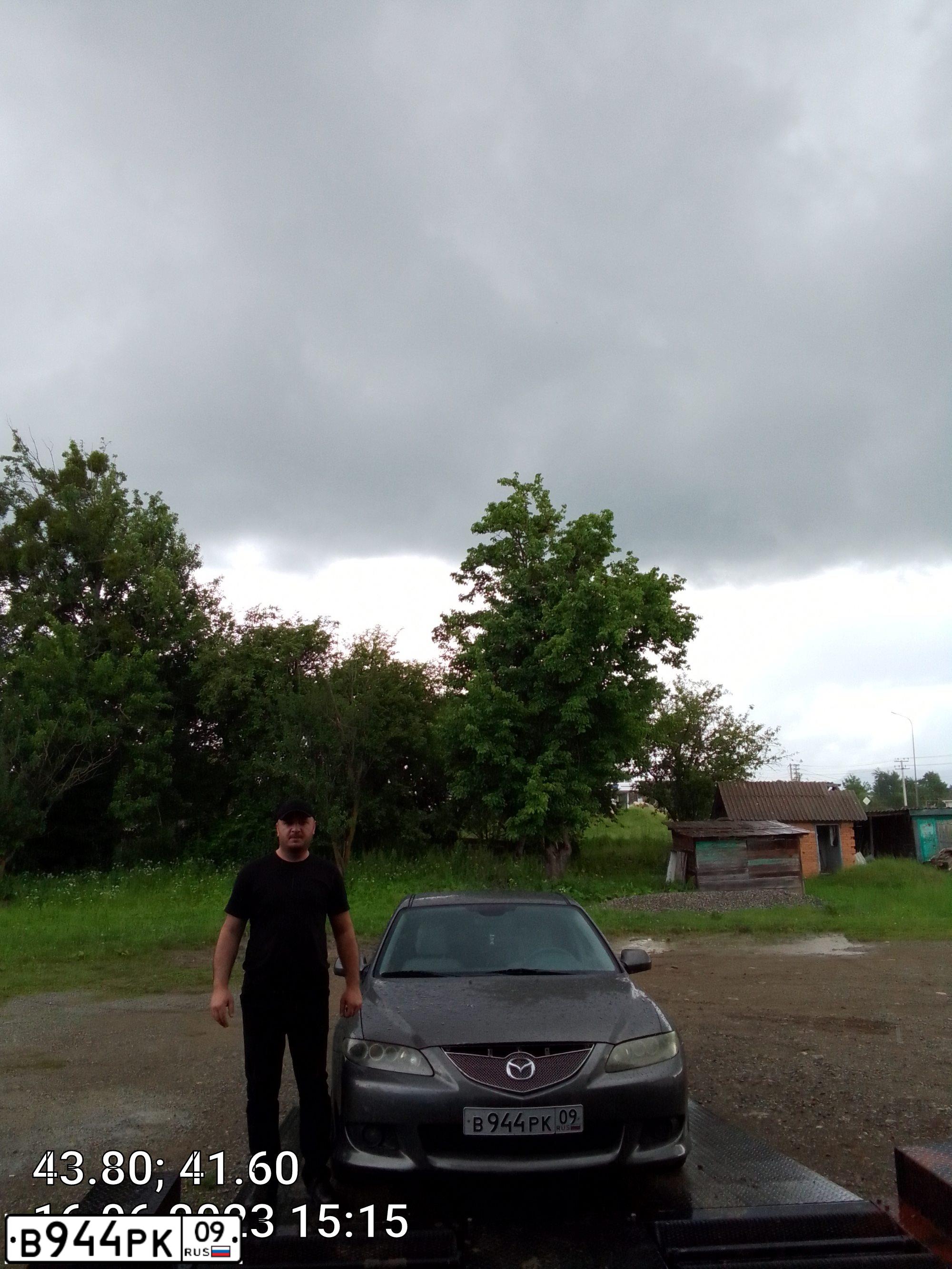 Фото автомобиля MAZDA 6, 2005 — госномер В991ЕО126. Цвет: СЕРЫЙ ТЕМНЫЙ
