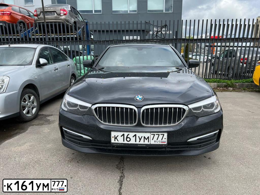 Фото автомобиля BMW 520D, 2019 — госномер А246ХМ790. Цвет: ЧЕРНЫЙ
