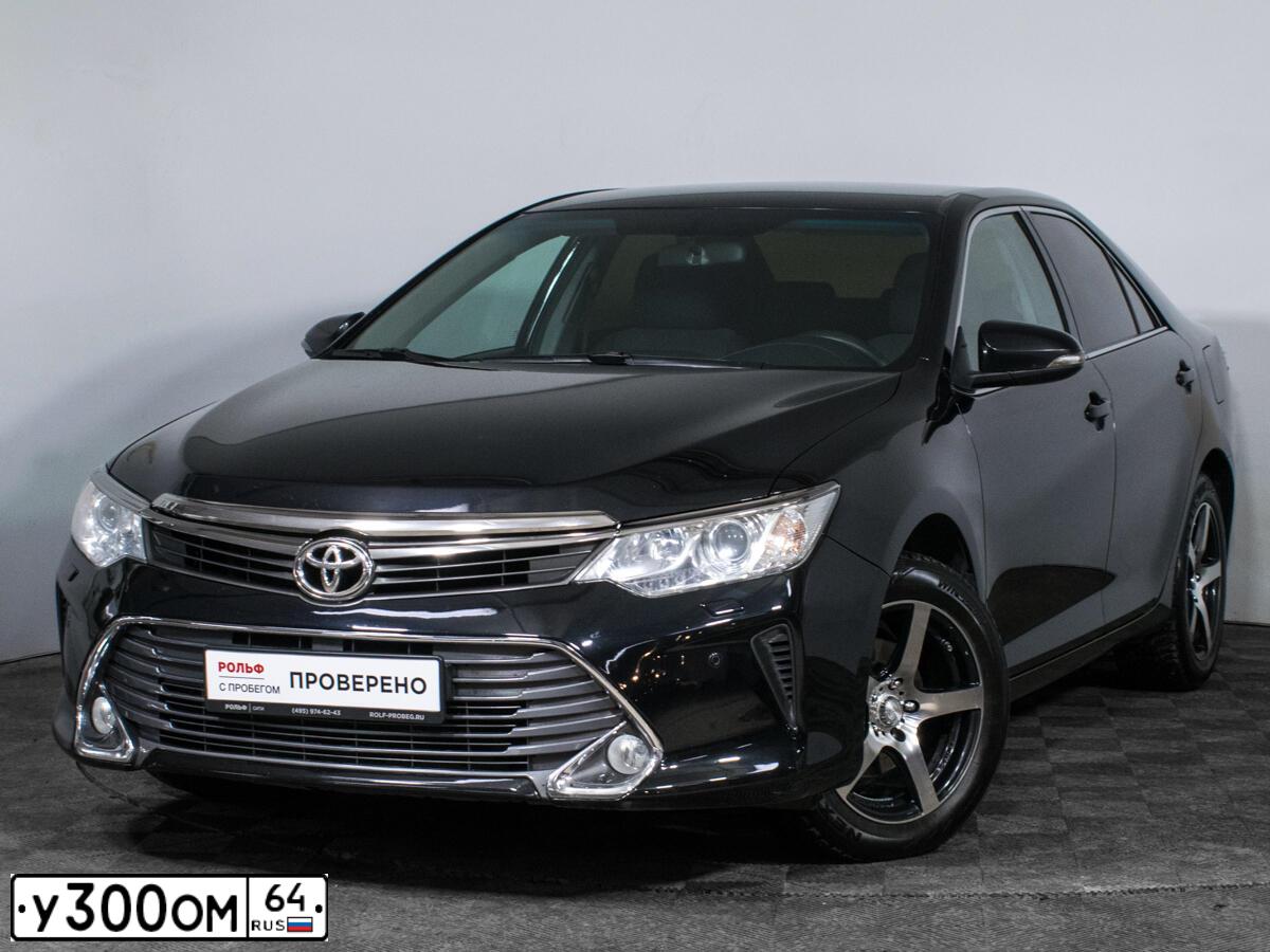Фото автомобиля TOYOTA CAMRY, 2015 — госномер Т922АС76. Цвет: ЧЕРНЫЙ