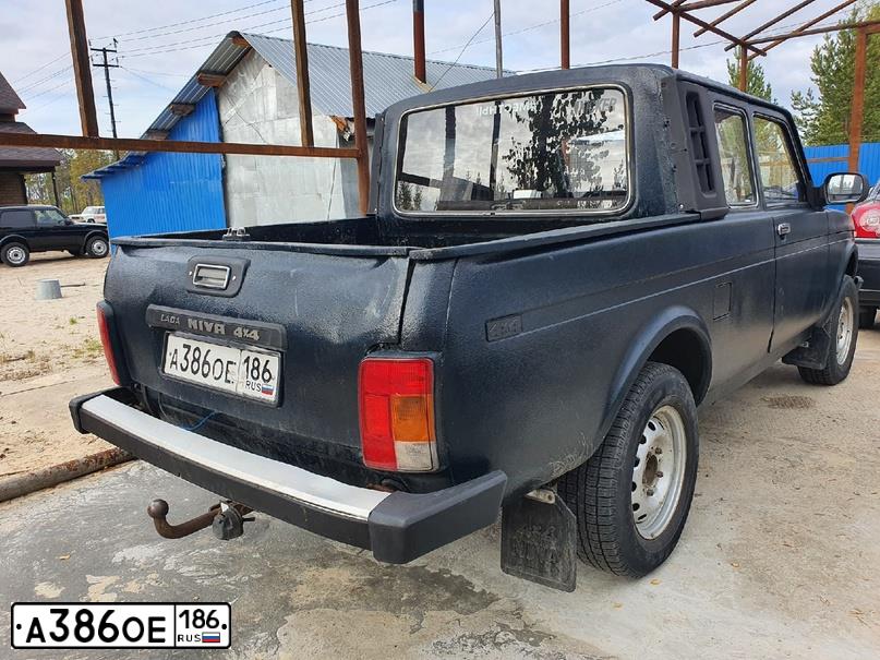 Фото автомобиля LADA 2329 NIVA, 2007 — госномер А386ОЕ186. Цвет: ГРАФИТОВЫЙ МЕТАЛЛИК