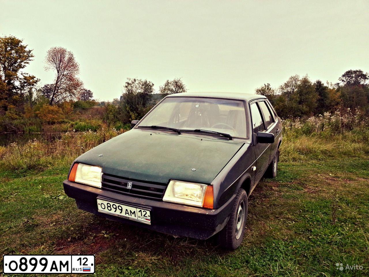 Фото автомобиля LADA 2109 SAMARA, 2000 — госномер О899АМ12. Цвет: СЕРЕБРИСТО ТЕМНО-ФИОЛЕТОВЫЙ