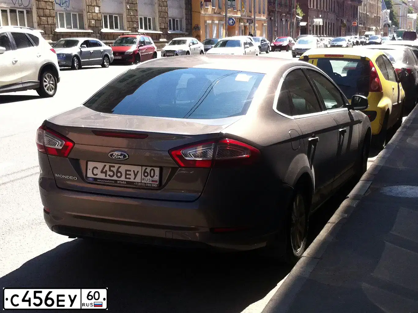 Фото автомобиля FORD MONDEO, 2011 — госномер У873СТ43. Цвет: СЕРО-КОРИЧНЕВЫЙ