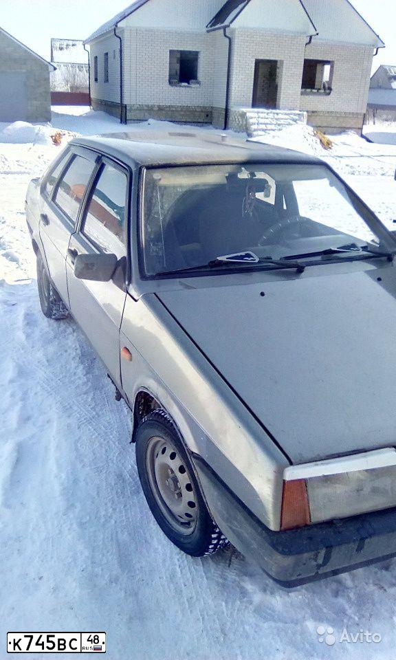 Фото автомобиля LADA 2109 SAMARA, 2001 — госномер К745ВС48. Цвет: СЕРЕБРИСТЫЙ СЕРО-ЗЕЛЕНЫЙ