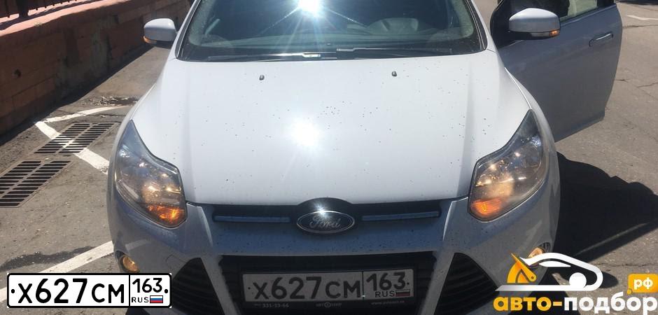Фото автомобиля FORD FOCUS, 2011 — госномер О550АТ18. Цвет: Белый