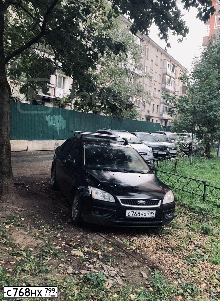 Фото автомобиля FORD D FOCUS, 2007 — госномер С768НХ799. Цвет: ЧЕРНЫЙ
