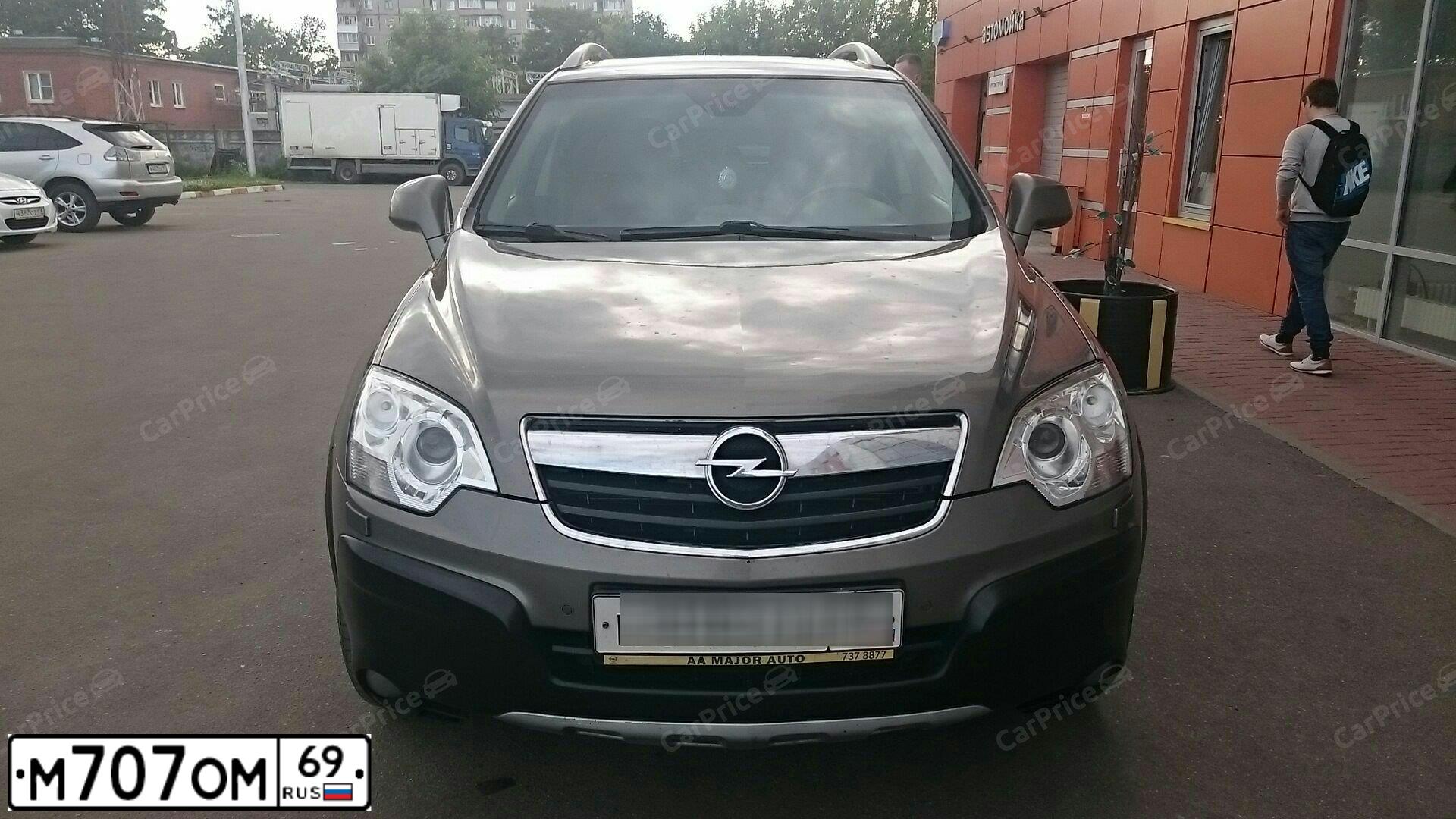 Фото автомобиля OPEL ANTARA, 2008 — госномер Х955УВ69. Цвет: СЕРЫЙ