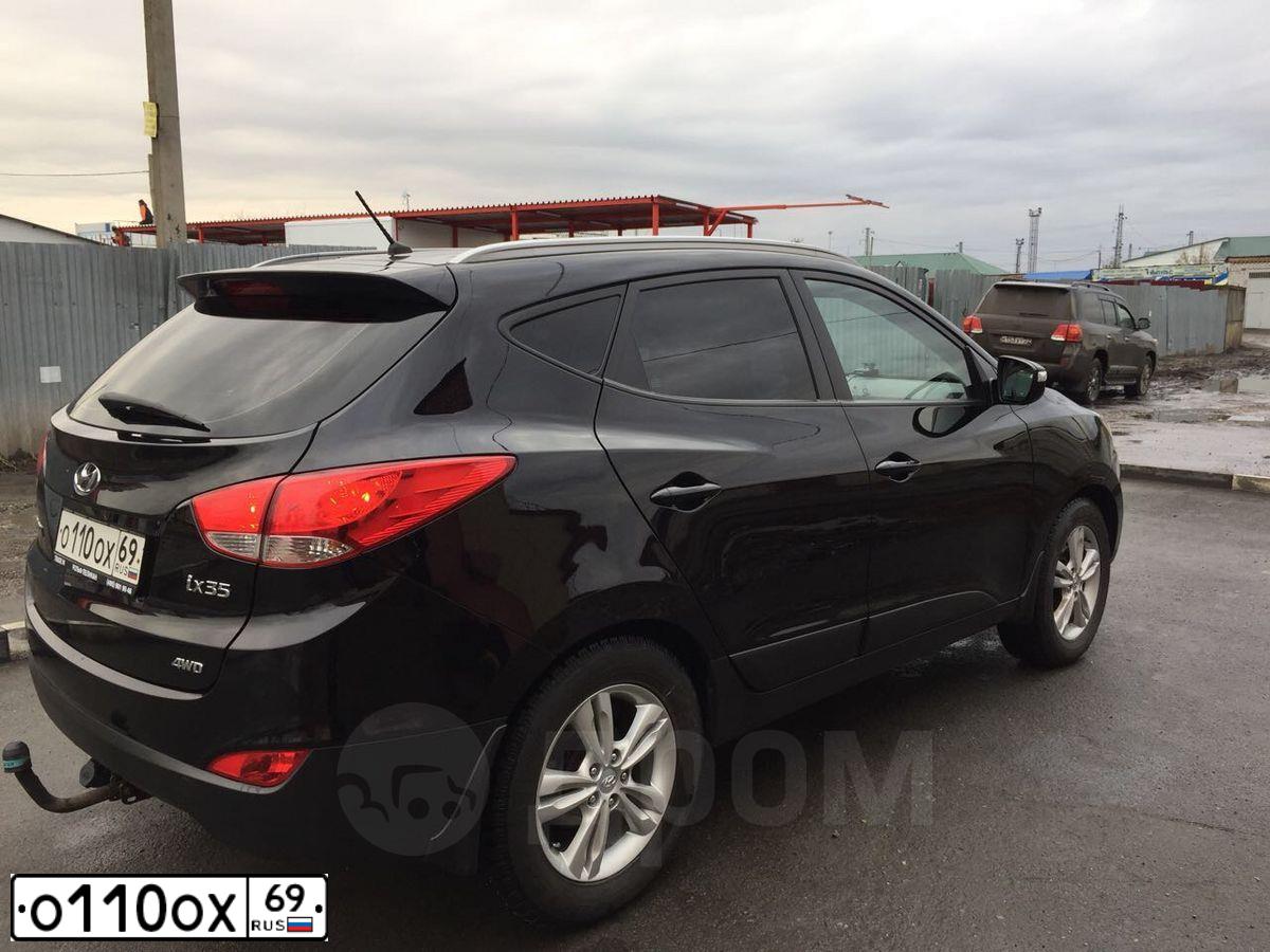 Фото автомобиля HYUNDAI IX35, 2012 — госномер О110ОХ69. Цвет: ЧЕРНЫЙ