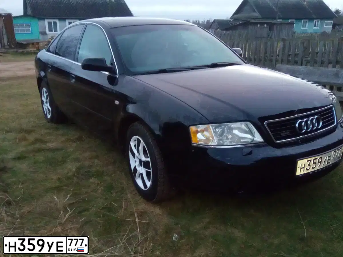 Фото автомобиля AUDI A6, 2001 — госномер Н359УЕ777. Цвет: ЧЕРНЫЙ