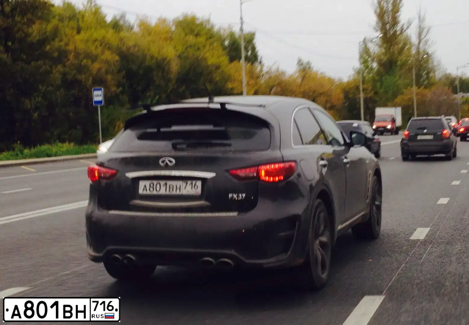 Фото автомобиля INFINITI FX37, 2010 — госномер У586ОА152