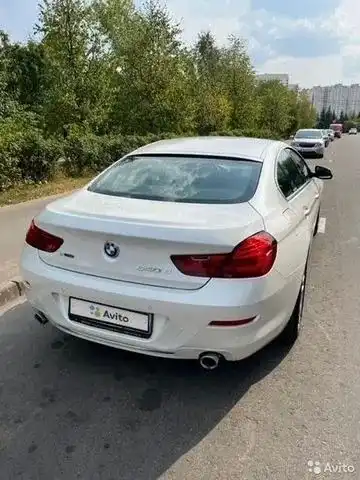 Фото автомобиля BMW SERIE 6 GRAN COUPE, 2015 — госномер К693ХО790. Цвет: Белый