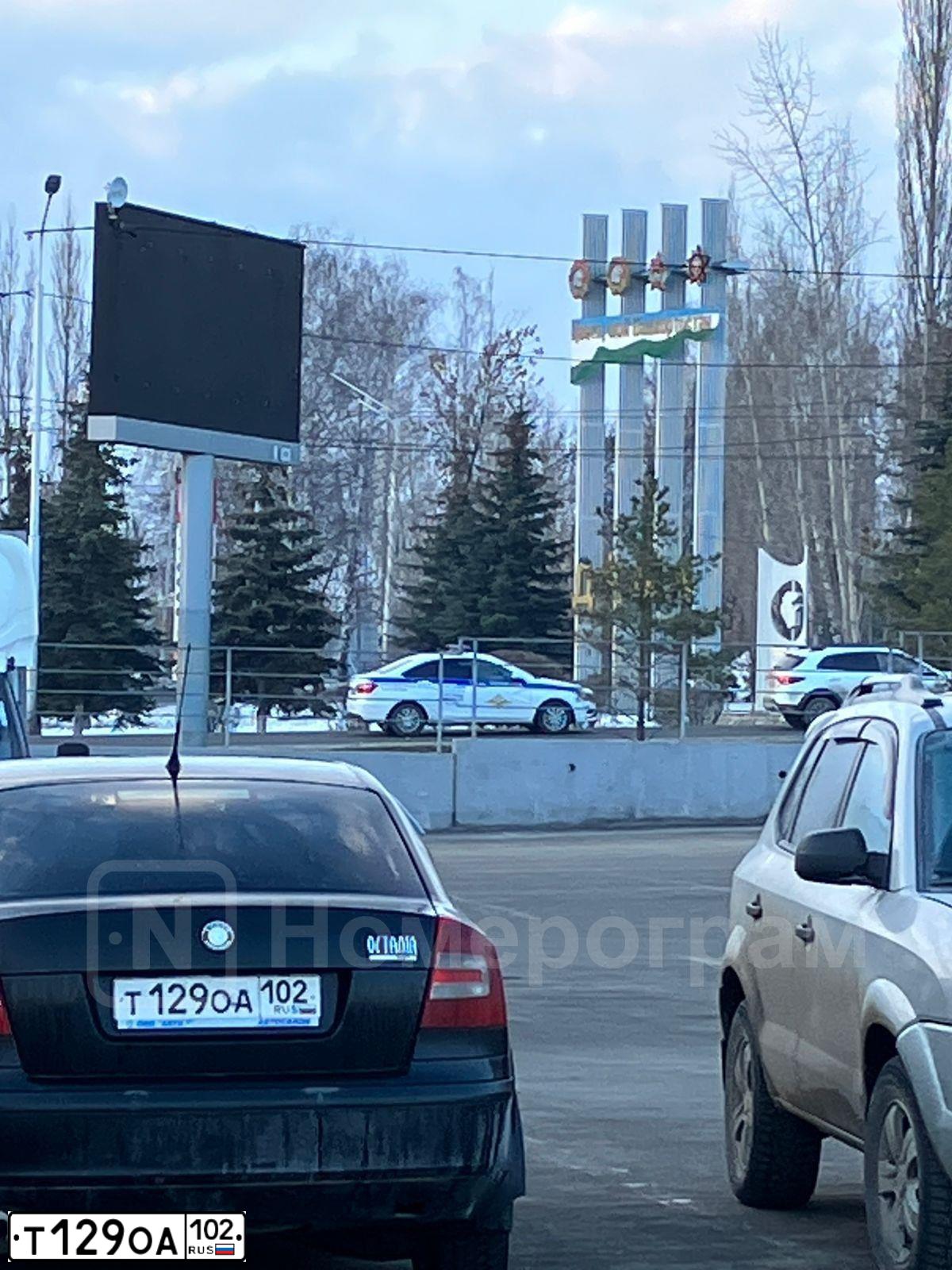 Фото автомобиля SKODA OCTAVIA, 2007 — госномер Т129ОА102. Цвет: ЧЕРНЫЙ