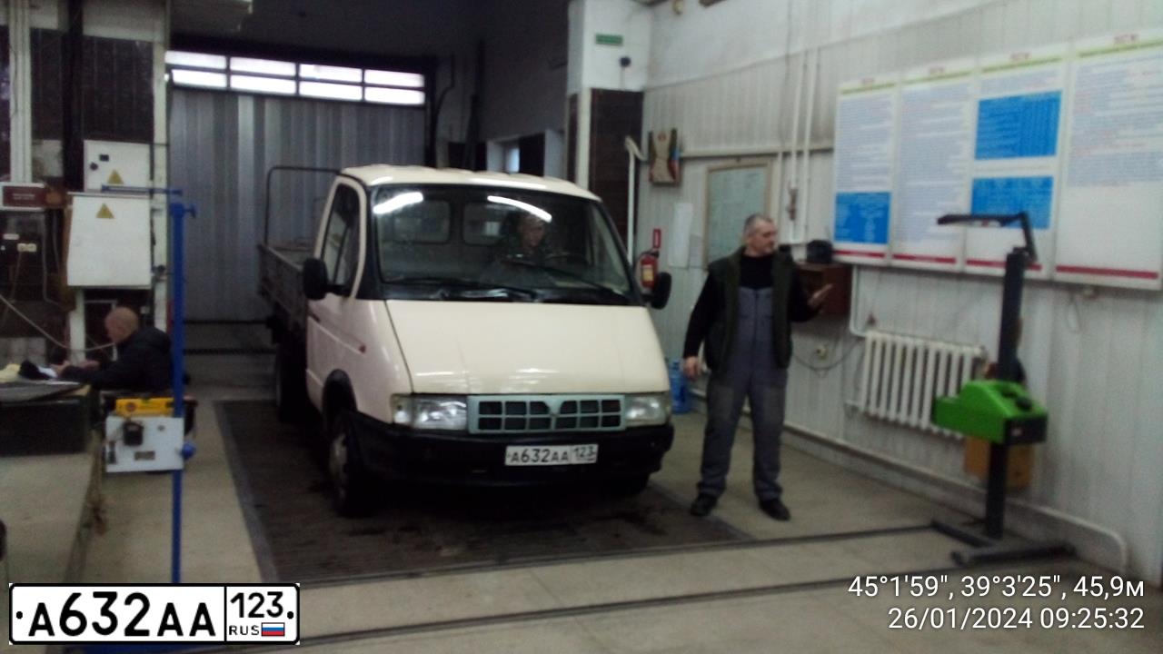 Фото автомобиля HYUNDAI HD CARGO TRUCK, 2007 — госномер А632АА123. Цвет: БЕЛЫЙ