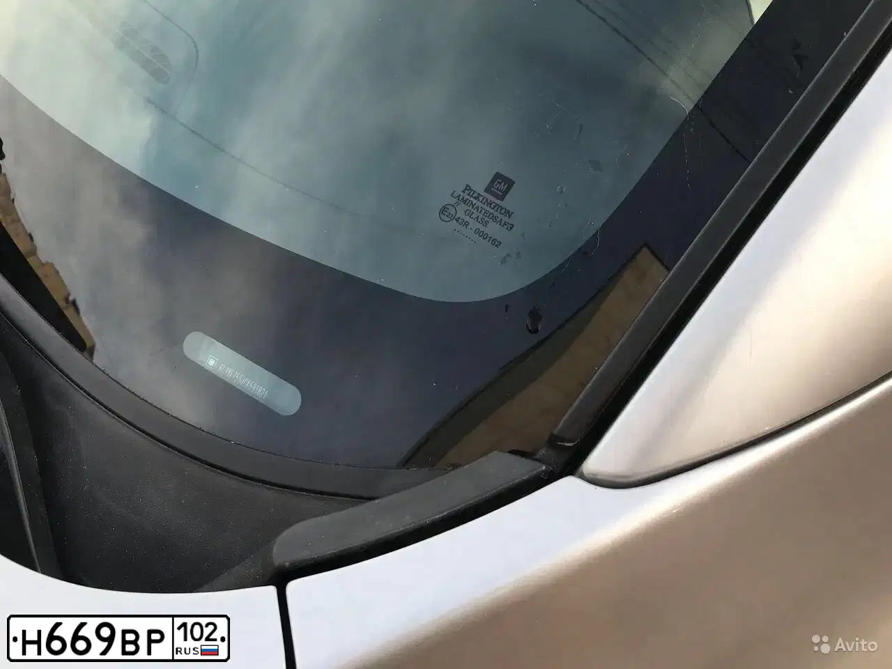 Фото автомобиля CHEVROLET ORLANDO, 2011 — госномер Н669ВР102. Цвет: серебристый