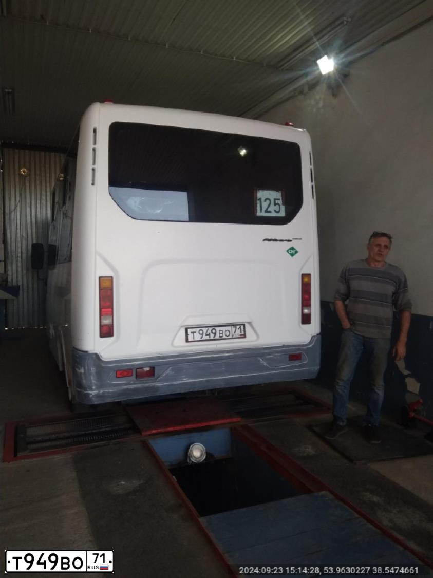 Фото автомобиля GAZ GAZEL NEXT, 2017 — госномер Т949ВО71. Цвет: Белый