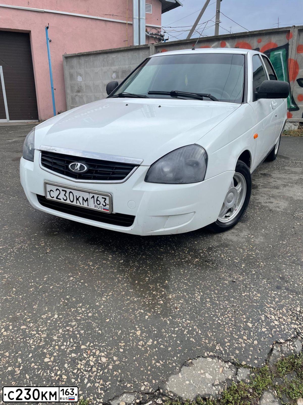 Фото автомобиля LADA 2170 PRIORA, 2012 — госномер С667МК01. Цвет: Белый
