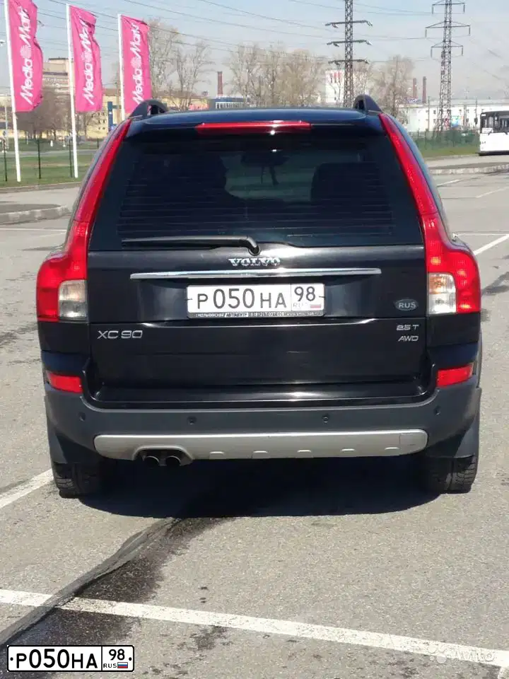Фото автомобиля VOLVO XC90, 2008 — госномер Е603ЕУ977. Цвет: ЧЕРНЫЙ