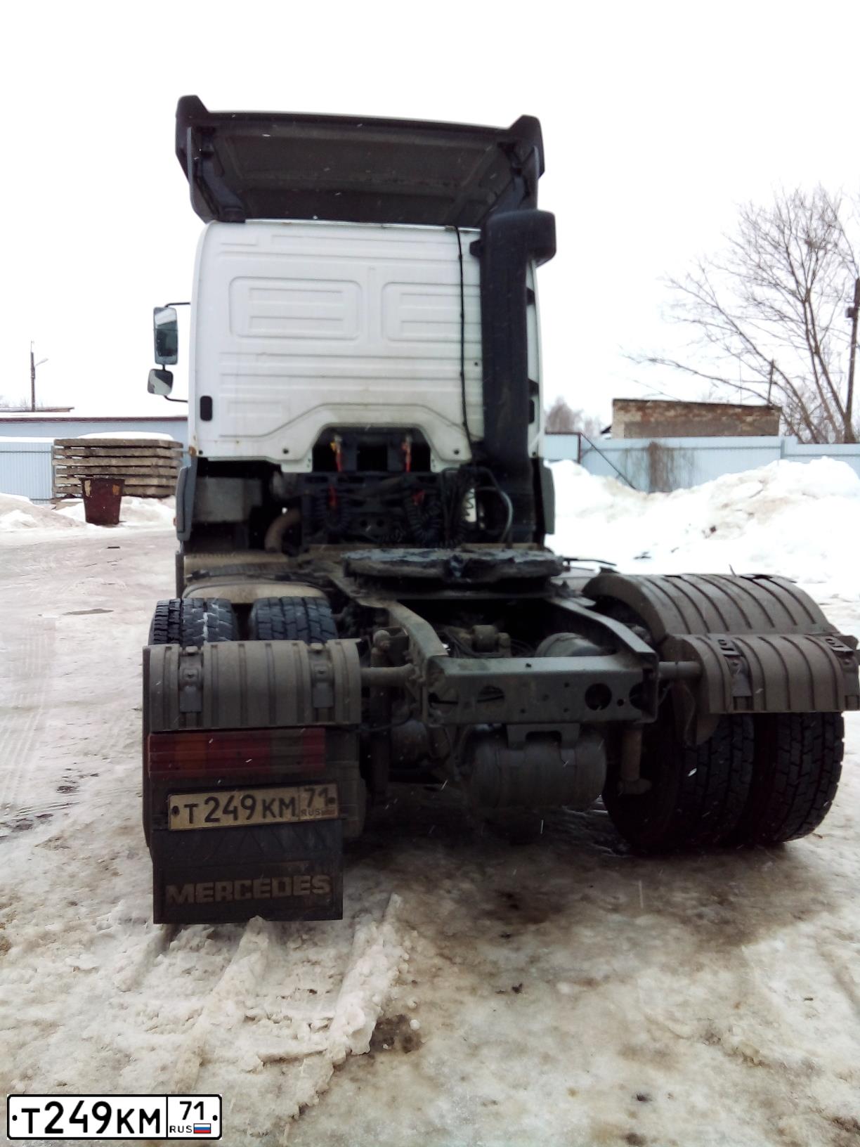 Фото автомобиля MERCEDES AXOR, 2012 — госномер Т249КМ71. Цвет: Белый