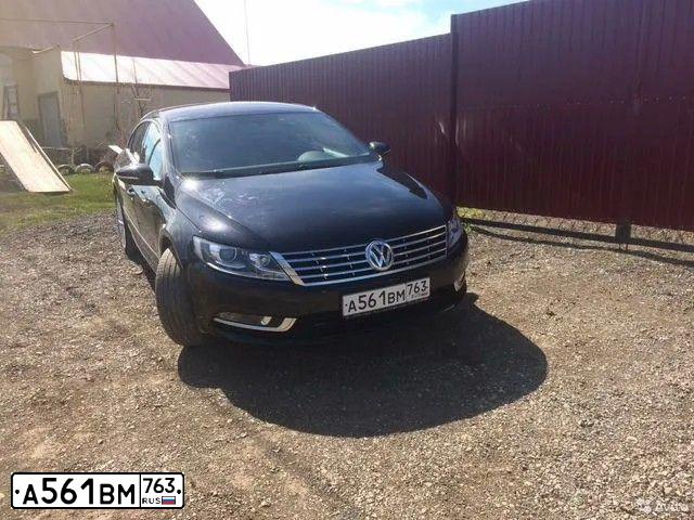Фото автомобиля VOLKSWAGEN CC, 2012 — госномер С805ОН58. Цвет: ЧЕРНЫЙ