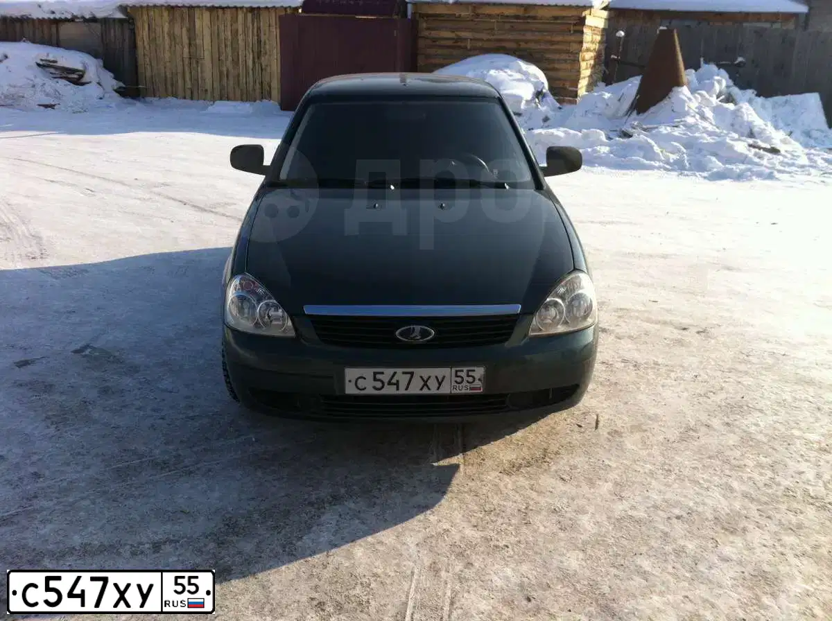 Фото автомобиля LADA 2170 PRIORA, 2011 — госномер С547ХУ55. Цвет: СЕРО-СИНЕ-ЗЕЛЕНЫЙ
