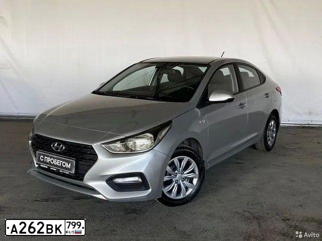 Фото автомобиля HYUNDAI SOLARIS, 2017 — госномер К832УР134