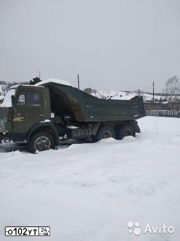 Фото автомобиля KAMAZ 5511, 1994 — госномер Н407МС142. Цвет: ЗЕЛЕНЫЙ
