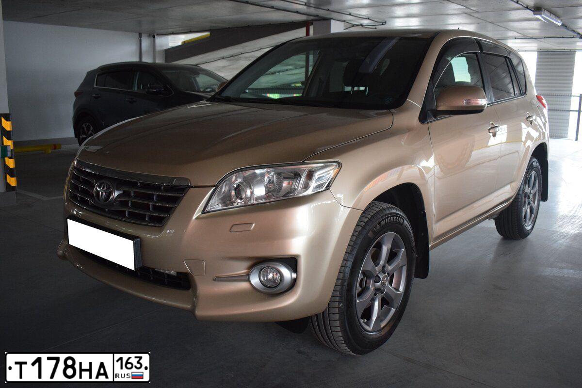 Фото автомобиля TOYOTA RAV4, 2011 — госномер Т178НА163. Цвет: БЕЖЕВЫЙ