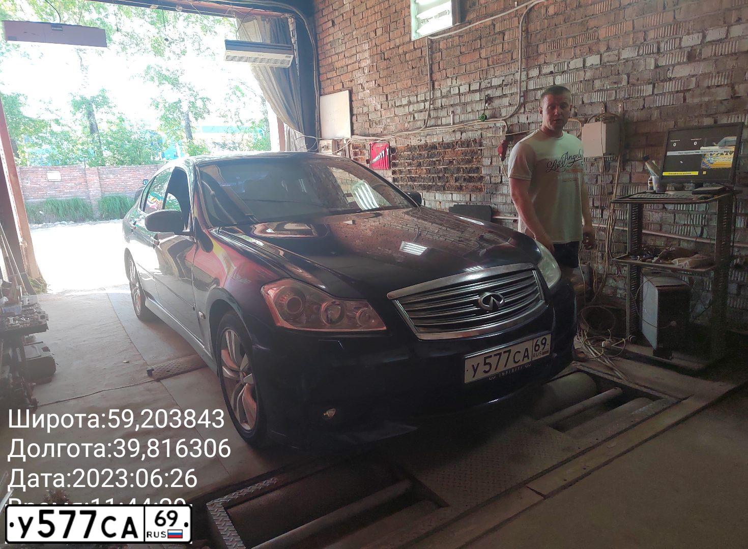 Фото автомобиля INFINITI M35, 2006 — госномер М050ОО35
