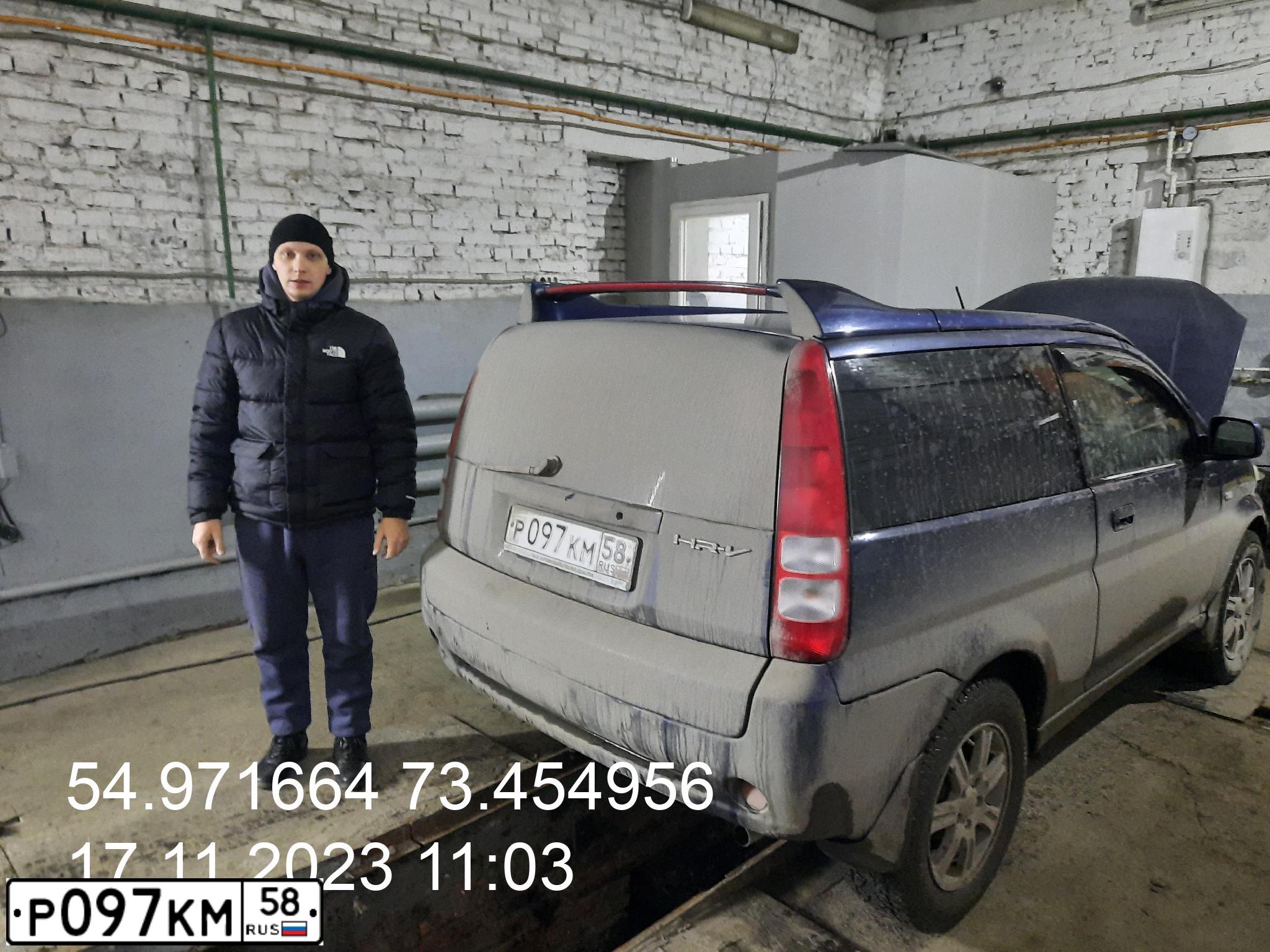 Фото автомобиля HONDA HR-V, 2002 — госномер А165СВ155